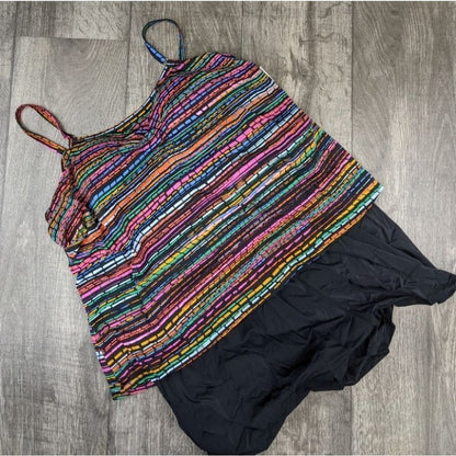 Trimshaper City Lights Farrah Romper One-Piece Size 18W