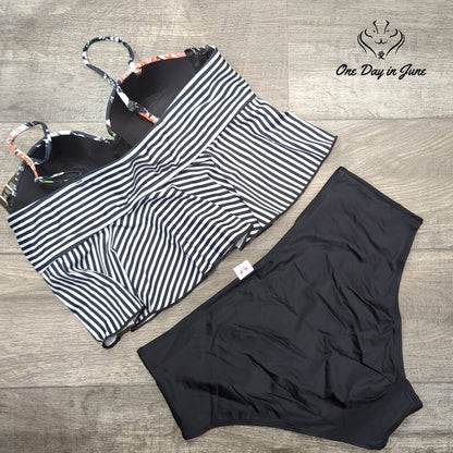 Shekini Underwire Flounce Bikini Swimsuit Size XXL