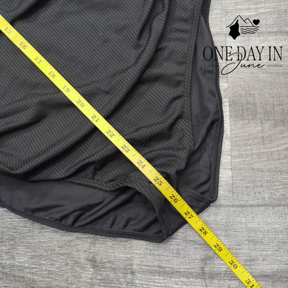 Summer Mae Maternity Ribbed One Piece Swimsuit Size M