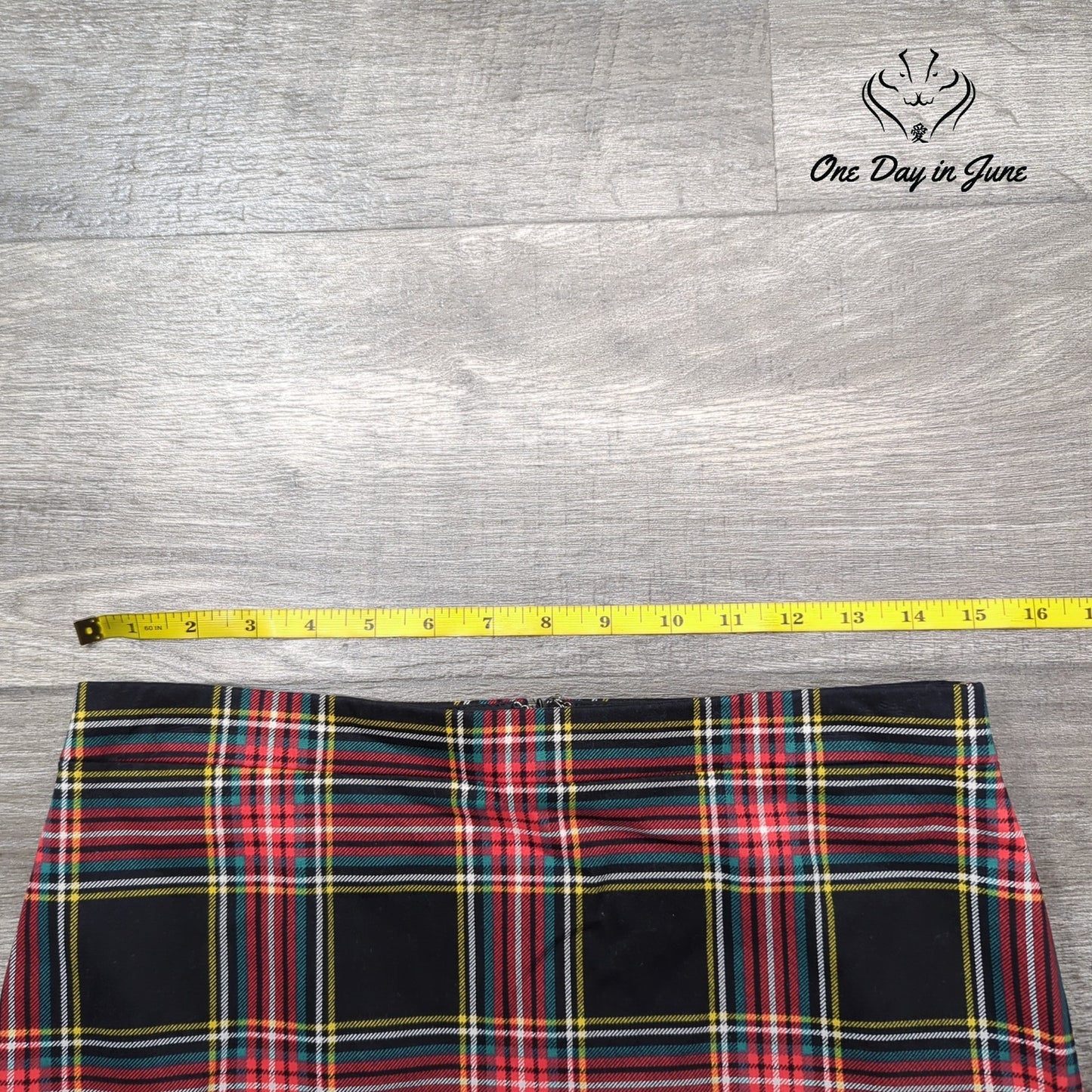 J.Crew Plaid Pencil Skirt Size 2