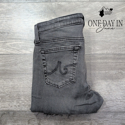 AG Adriano Goldschmied Legging Ankle Jeans Distressed Skinny NWT $215 Size 4 (27