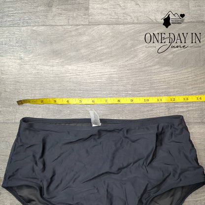 Yonique Blouson Tankini Swimsuit Size M