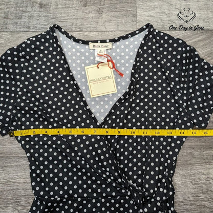 Rolla Coster Polka Dot Short Sleeve Mini Dress Size S