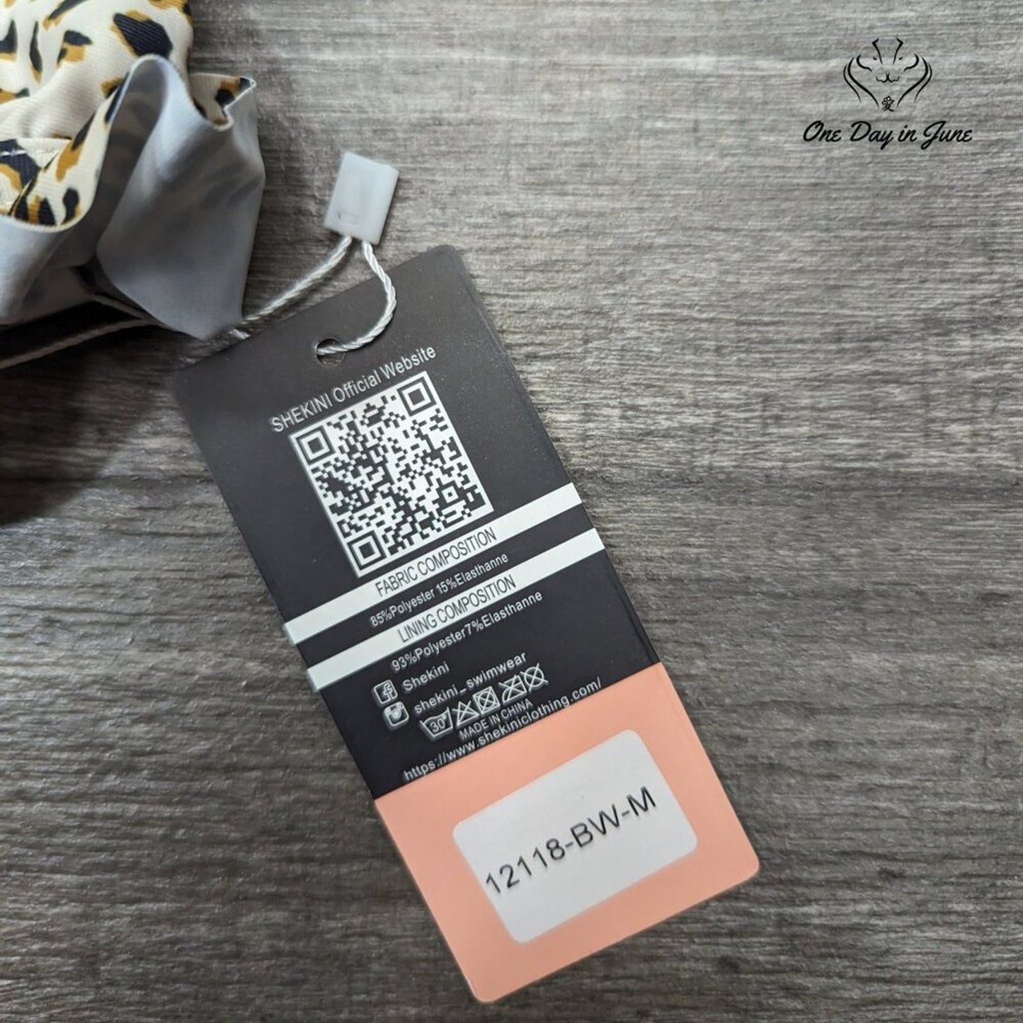 Shekini Ruffle Bikini Swimsuit Size M