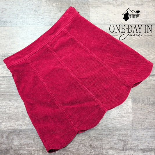 Altar'd State Corduroy Mini Skirt Size S