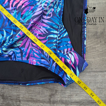 Daci Plus Size Tropical One Piece Swimsuit Size 24W