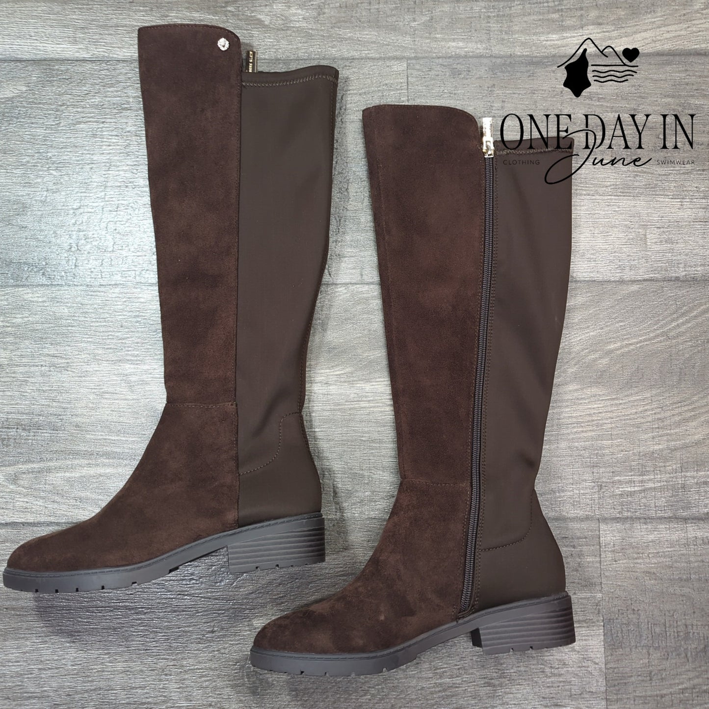 Anne Klein Zip Up Riding Boots Size 6.5