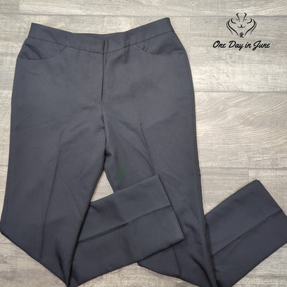 Edwards Synergy Tailored Dress Work Pants Black NWT Size 8