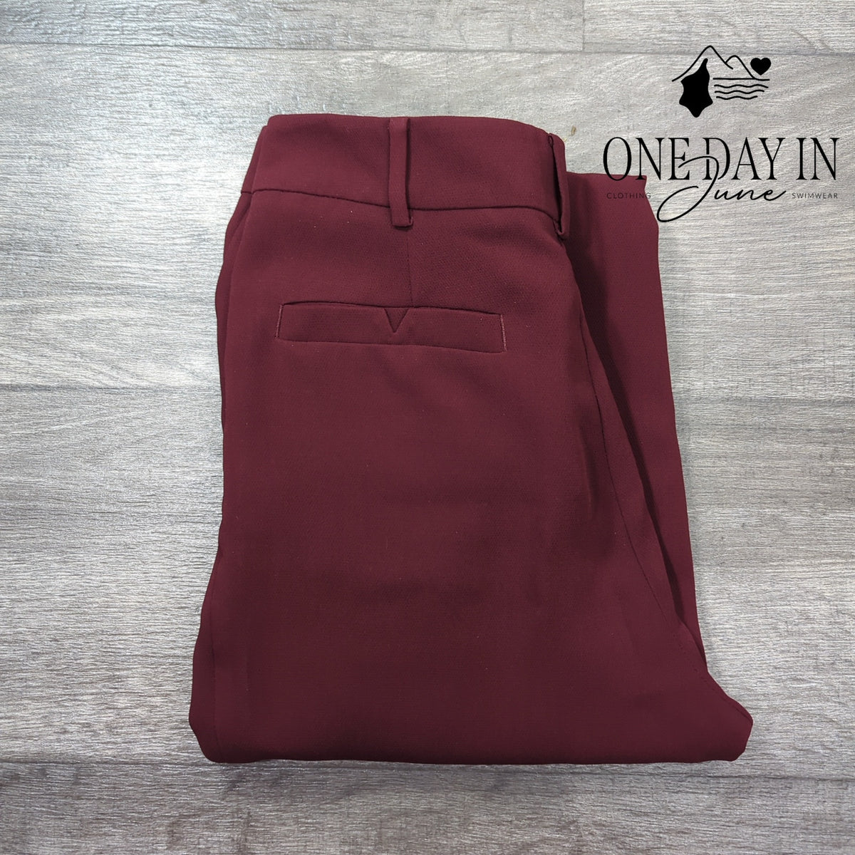 Anthropologie Sasha High Rise Pleated Ankle Pants Burgundy Button Fly NWT Size 0
