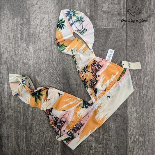 American Eagle Outfitters Aerie Triangle Bikini Top Size XS