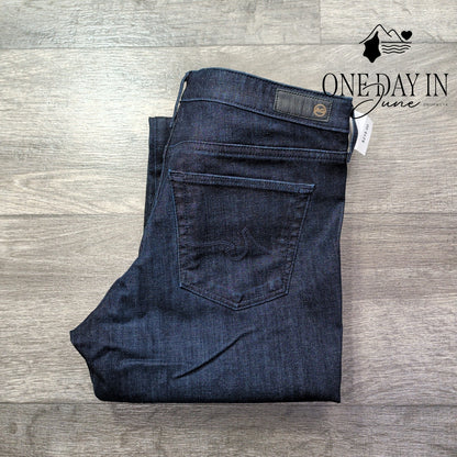 AG Adriano Goldschmied The Legging Ankle Super Skinny Jeans Dark Blue NWT Size 4
