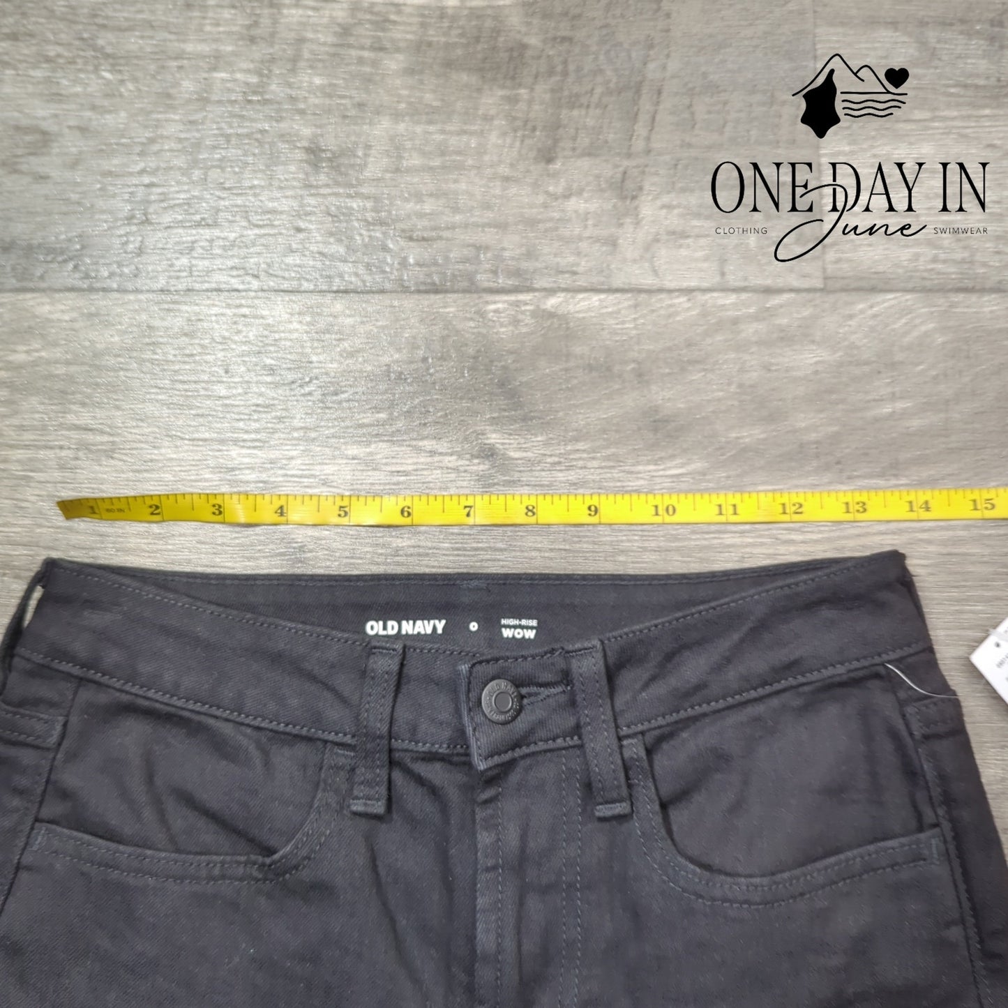 Old Navy High Rise Wow Denim Shorts Size 0