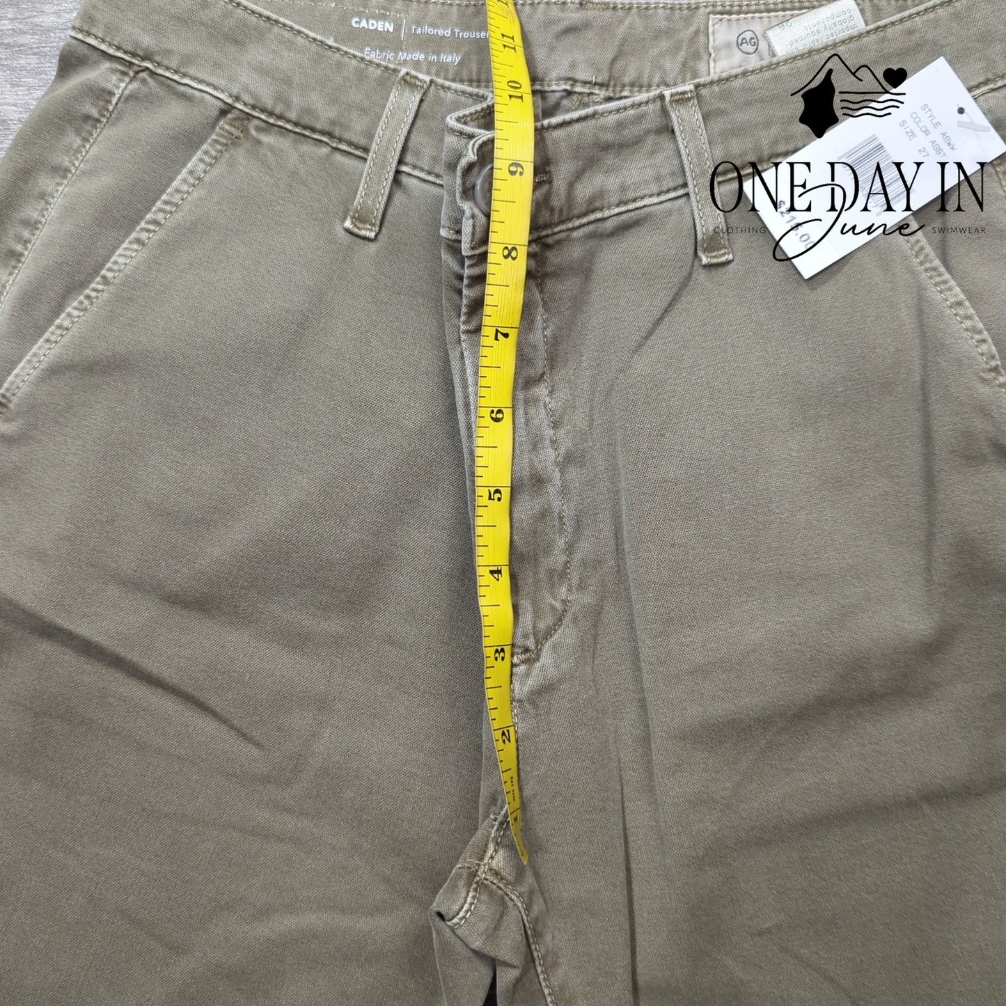 AG Adriano Goldschmied The Caden Tailored Trouser Pants Size 27 (4)