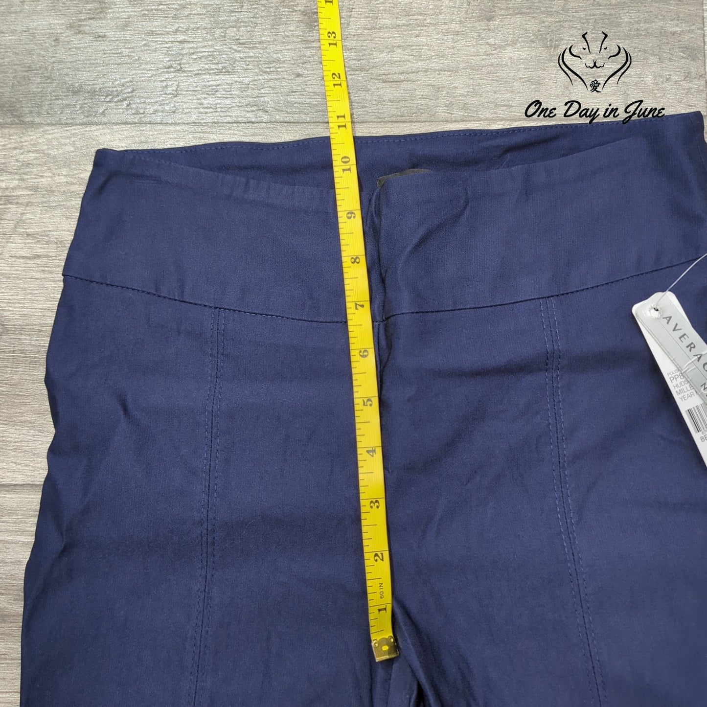 New Directions Petite Average Length Pull On Slim Leg Pants Size 4P