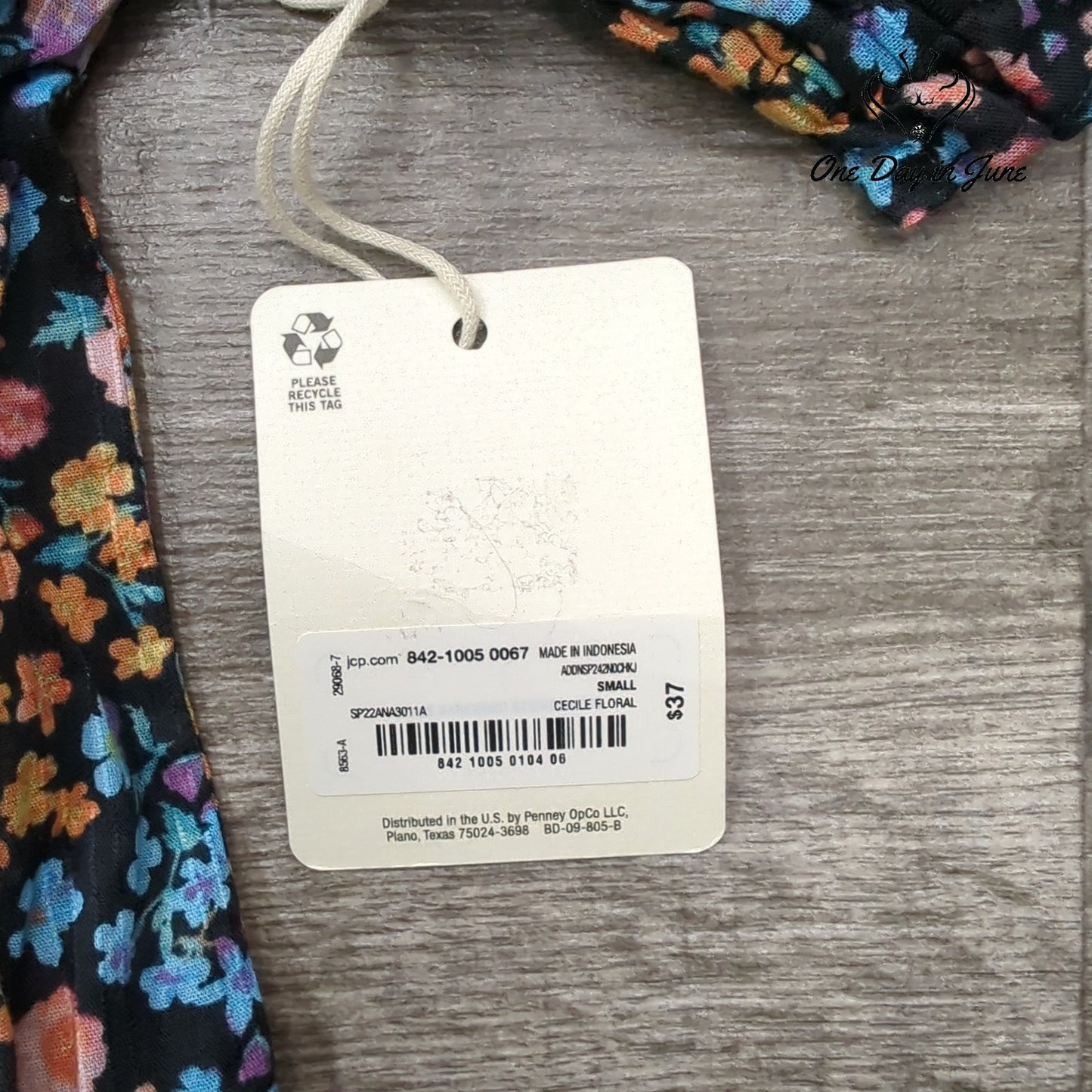 a.n.a Cecile Floral Top Size S