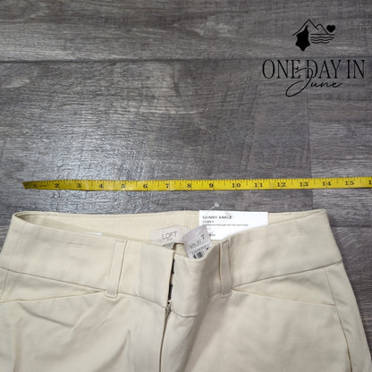 Loft Skinny Curvy Ankle Pants Size 2