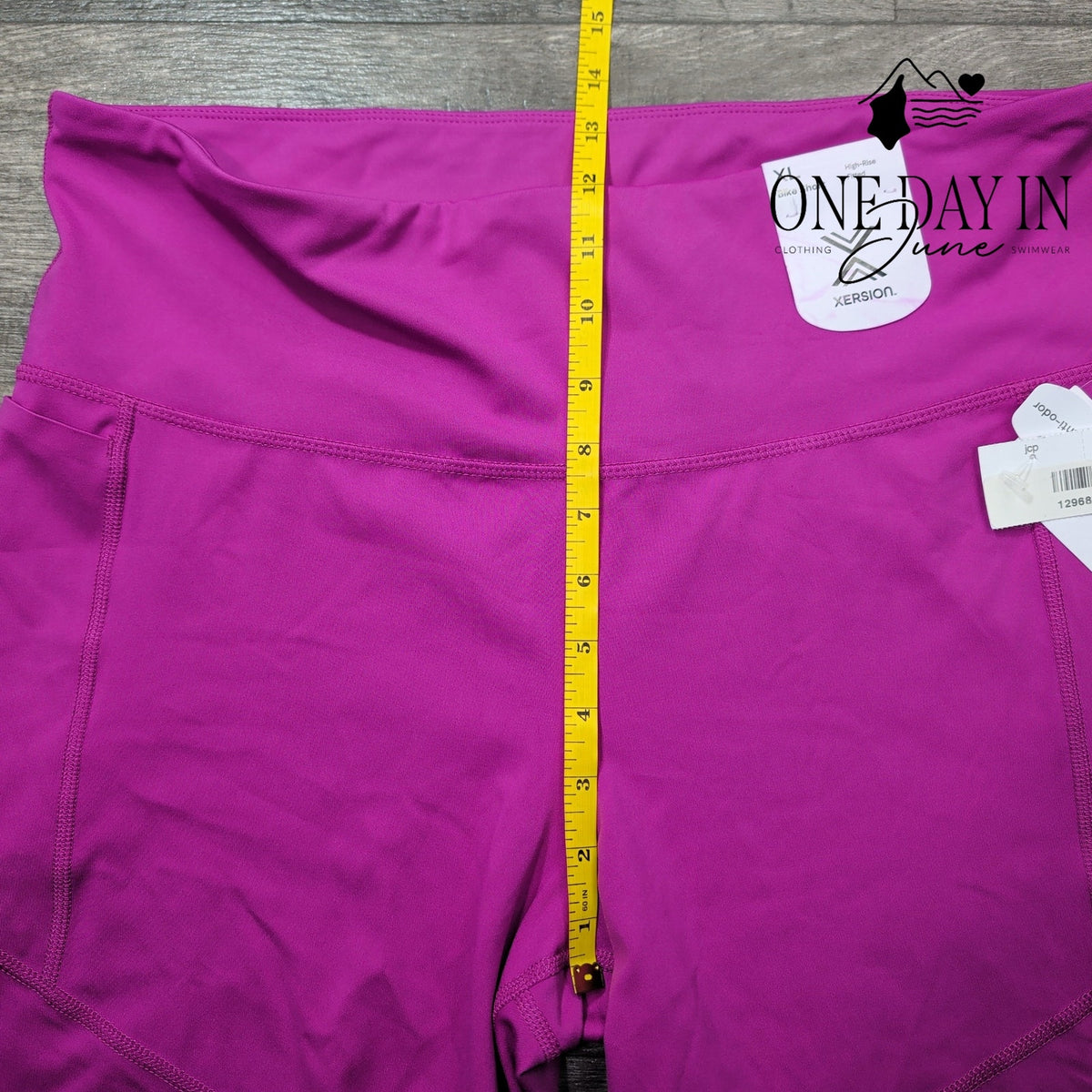 Xersion High Rise Fitted Bike Short Size XL