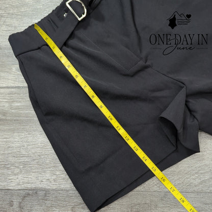 Bishop + Young Monarch D Ring Belted Shorts Size S