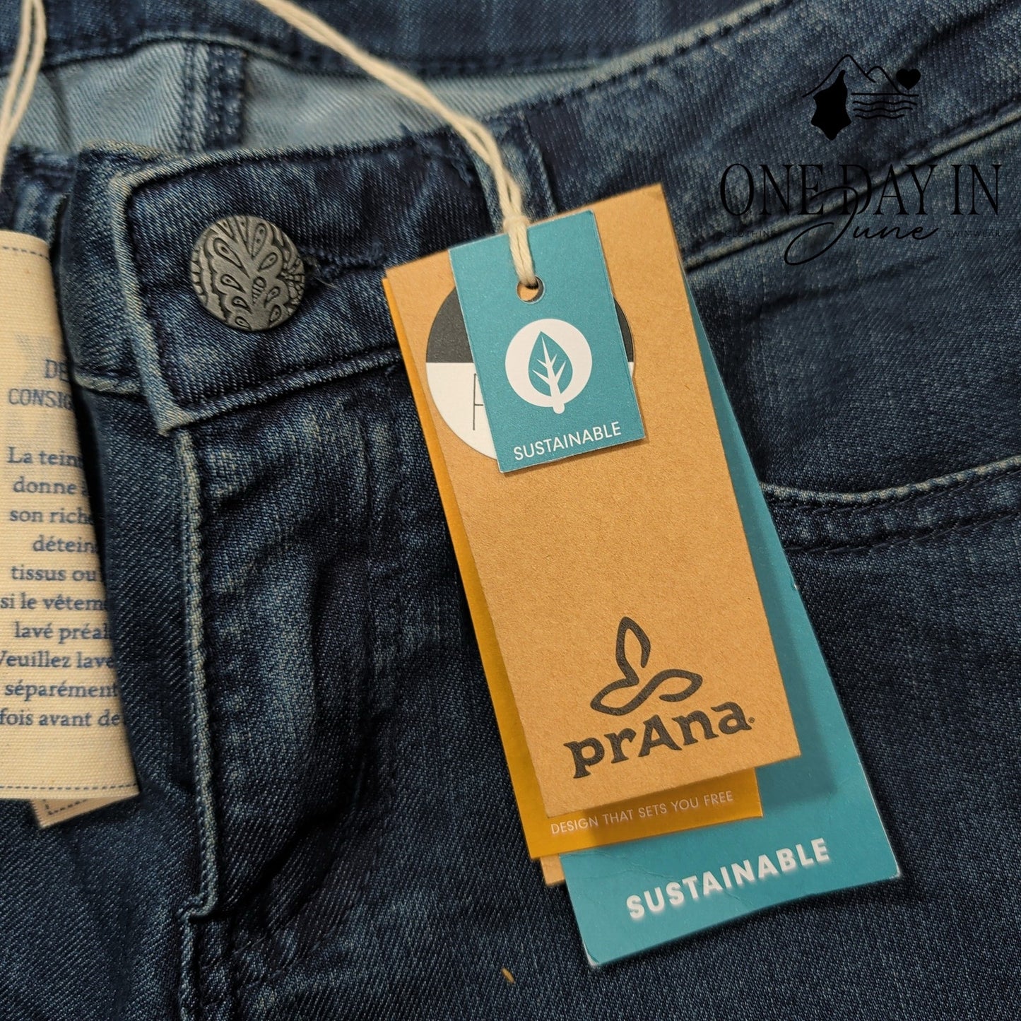 PrAna Low Rise Kara Straight Leg Jeans Size 0