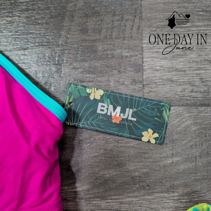 Blooming Jelly High Waist Bikini Swimsuit Size XL