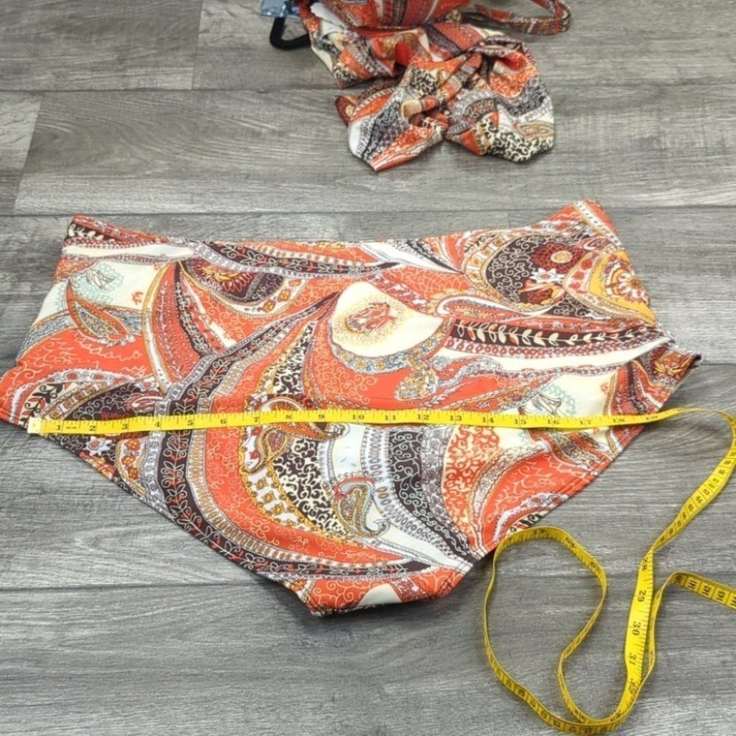 Sea Grove Plus Size High Waist Bandage Bikini Swimsuit Size 5XL