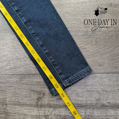 AG Adriano Goldschmied The Mila Super High Rise Skinny Jeans Blue NWT Size 4