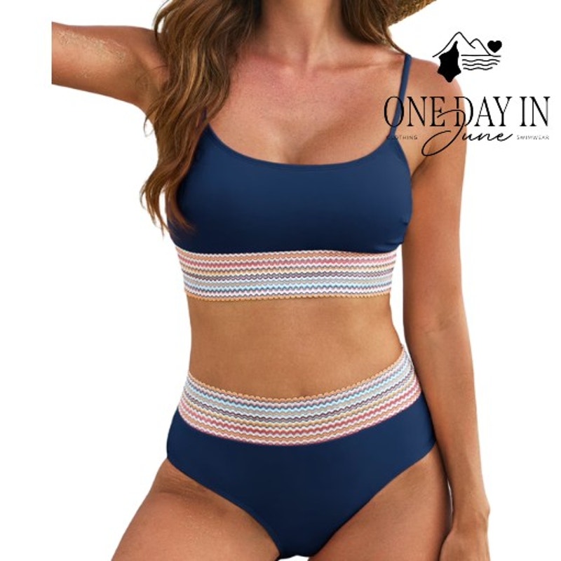 Blooming Jelly Crop Bikini Swimsuit Size L