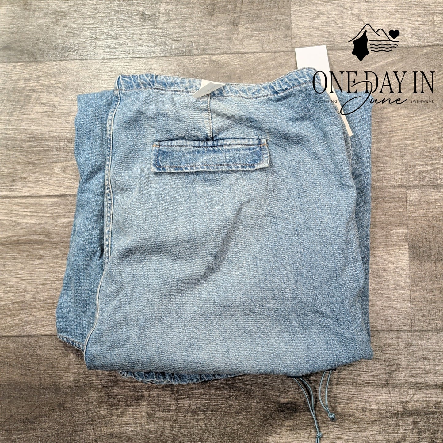 Good American Plus Size Drawstring Jogger Jeans Size 18