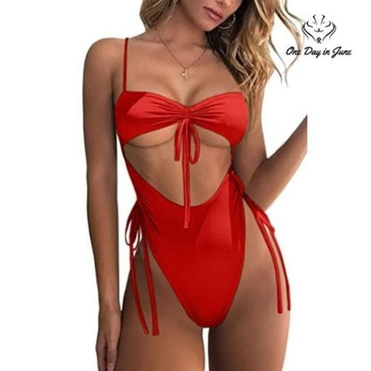 Ioiom High Waist One Piece Swimsuit Size XL