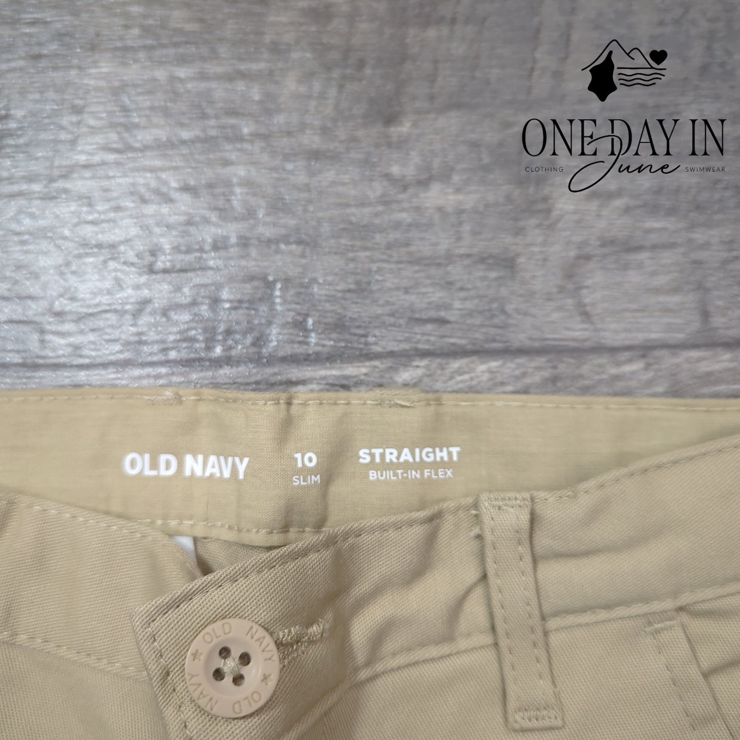 Old Navy Slim Straight Chino Pants Size 10