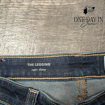 AG Adriano Goldschmied The Legging Super Skinny Dark Wash Jeans NWT Size 4 (27)