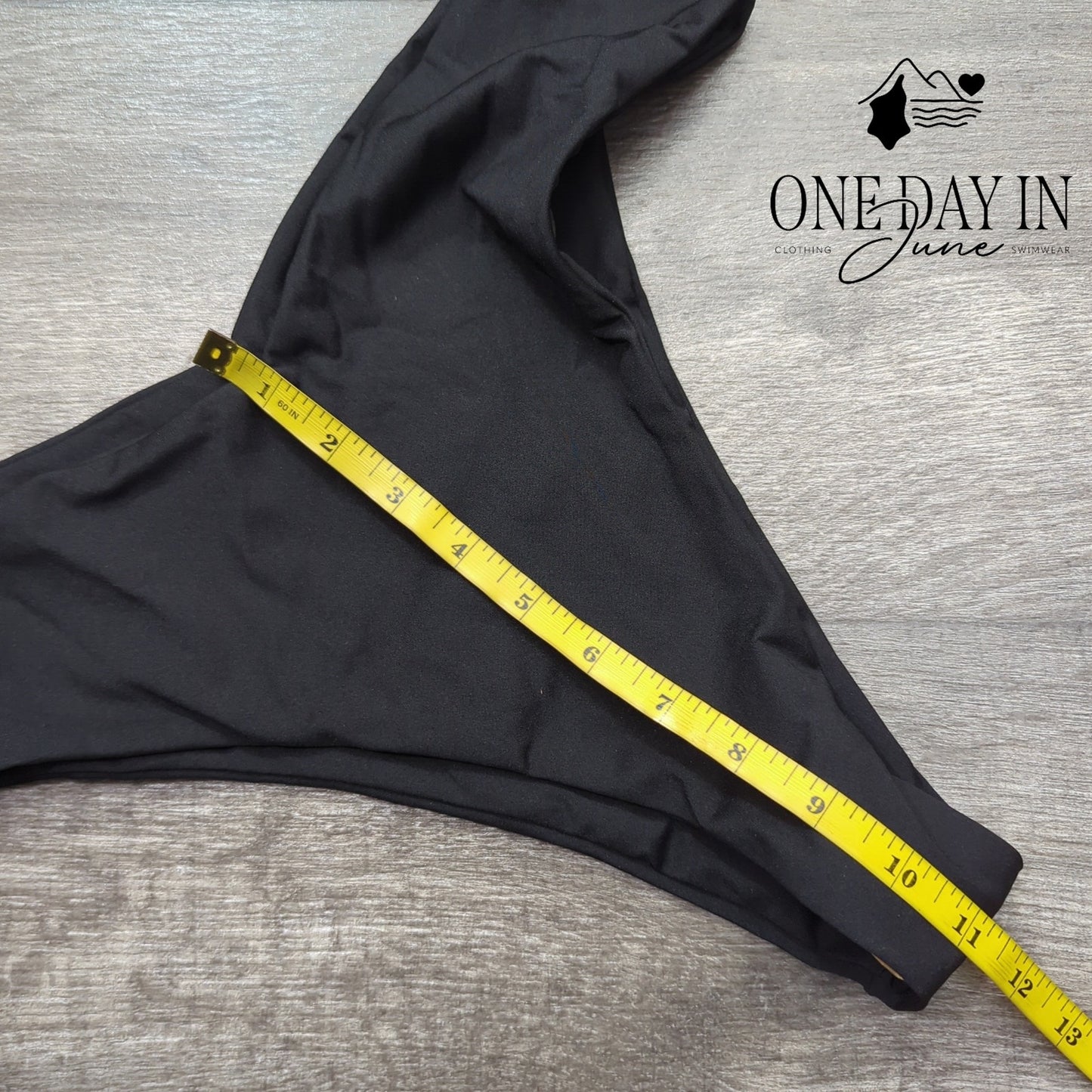 Adisputent High Cut Adjustable Triangle Bikini Swimsuit Size M