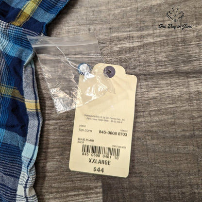 St. John's Bay Long Sleeve Flannel Shirt Size XXL