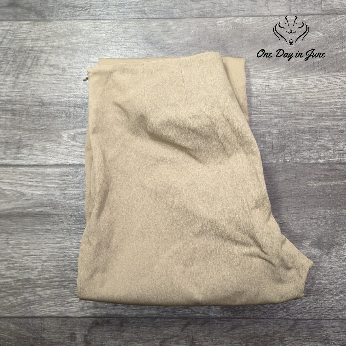 Elliot Lauren Ankle Dress Pants Beige Tan Flat Front Trousers Size 2