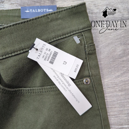 Talbots High Waist Skinny Leg Jegging Jeans Size 12