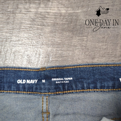 Old Navy Original Taper Jeans Size 16