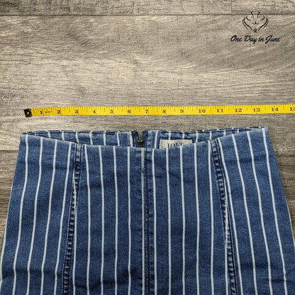 Jolt Juniors Striped Denim Skirt Size 7