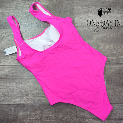 Summer Mae Square  Neck One Piece Swimsuit Size M