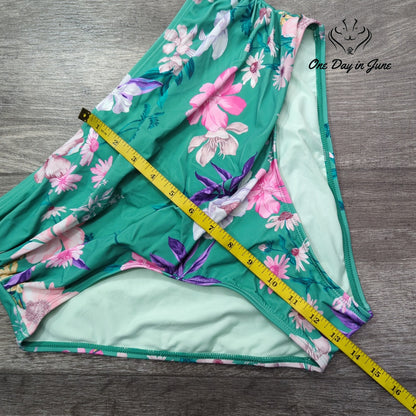 Cupshe Floral Tummy Control Bikini Bottom Size XL