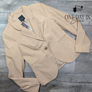 The Limited Collection Blazer Tan Camel One Button Tailored NWT Size 6