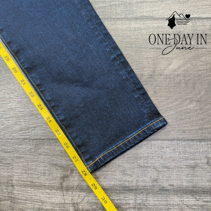 AG Adriano Goldschmied Straight Leg Jeans Women's Dark Blue NWT Size 4 (27)