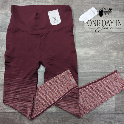 Xersion Port Wine Studio Capri Legging Size M