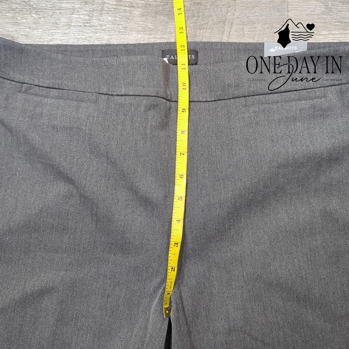 Talbots Refined Bi-Stretch Straight Leg Dress Pants Gray NWT Size 14P