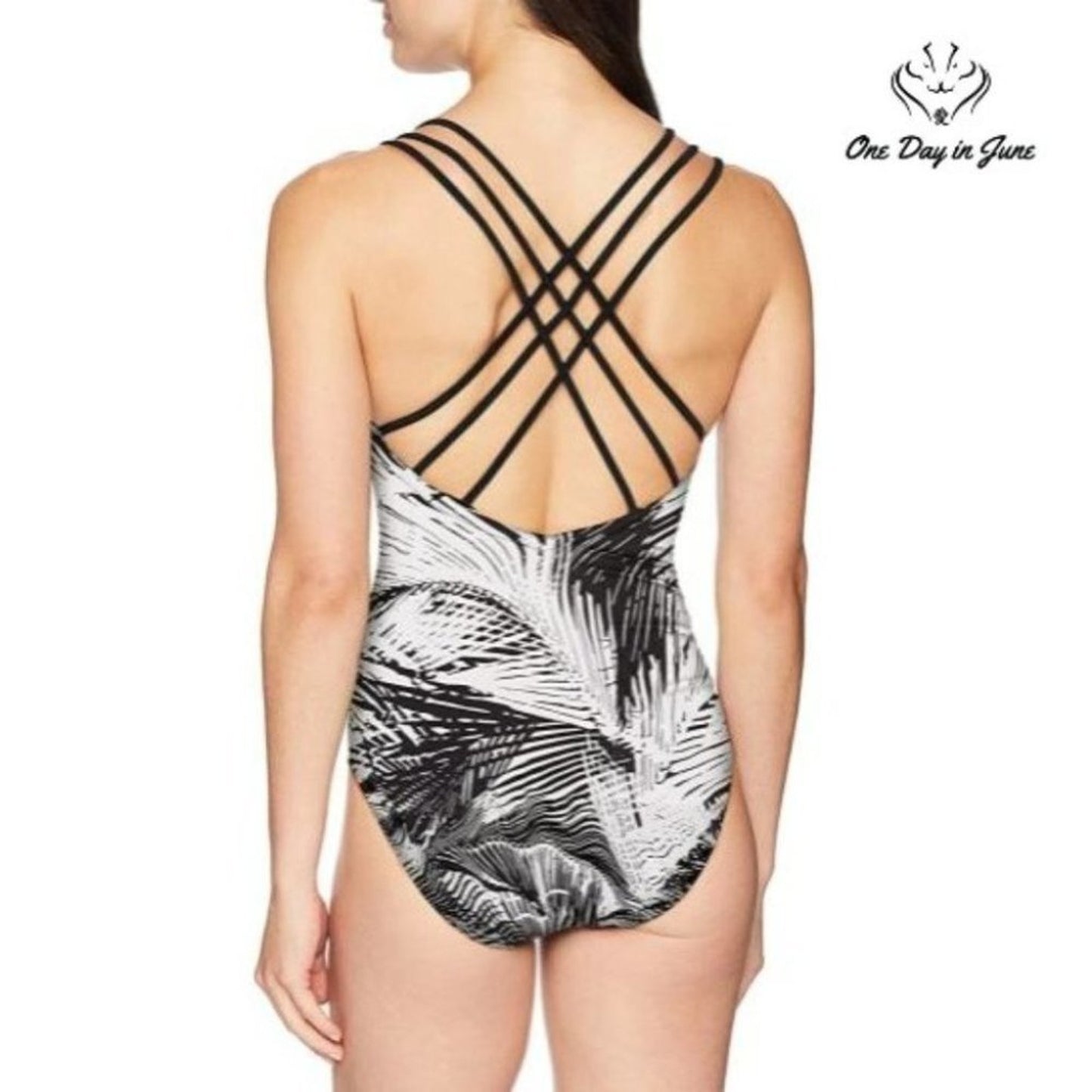 Coastal Blue Strappy One Piece Swimsuit Size S (0-2)