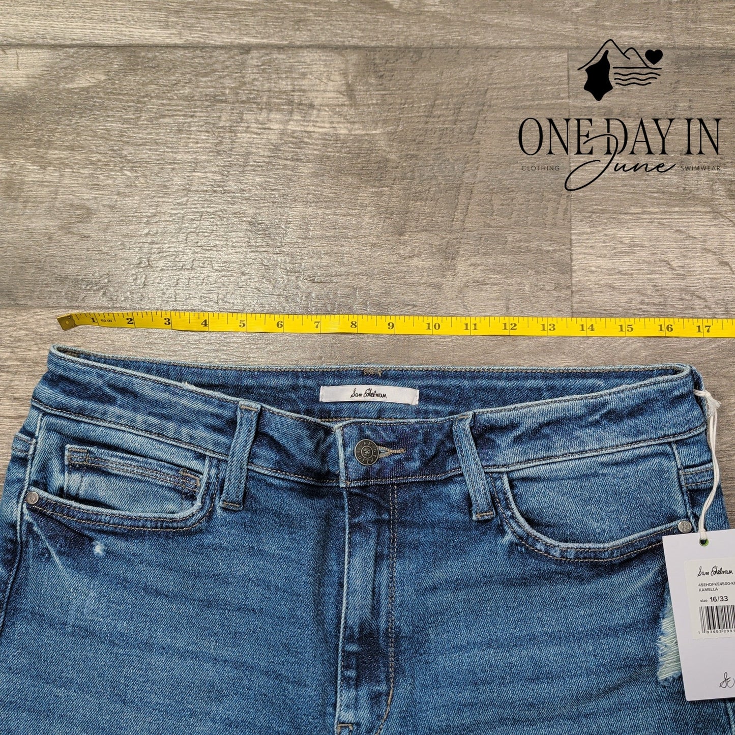 Sam Edelman The Stiletto High Rise Straight Jeans Size 16