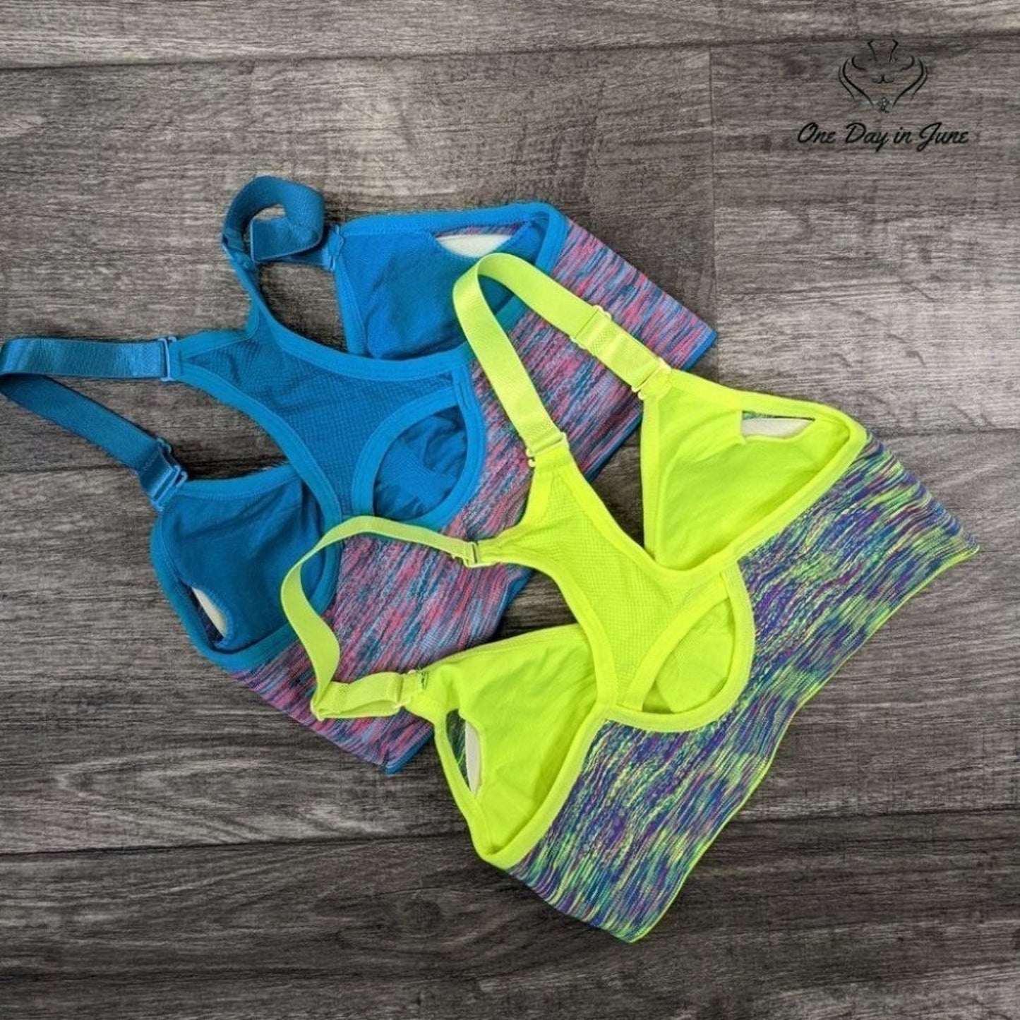 NanaDay Seamless Racerback Sprts Bra (2) Pack Size S