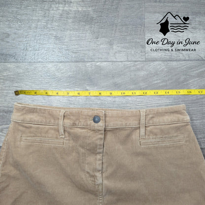 Talbots Corduroy Mini Skirt Size 6