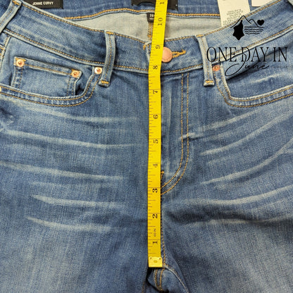 True Religion Jennie Curvy Skinny Jeans Blue Mid Rise NWT Size 28 (6)
