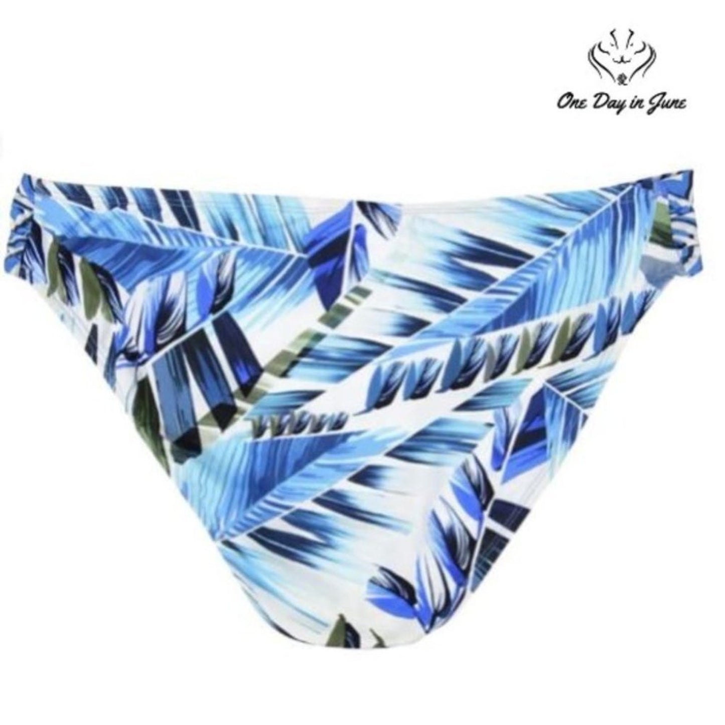 La Blanca Side Shirred Hipster Bikini Bottom Swimsuit Size 14
