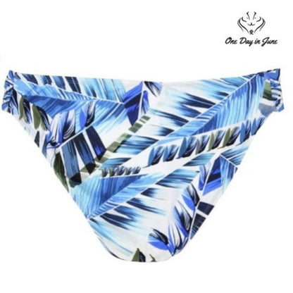 La Blanca Side Shirred Hipster Bikini Bottom Swimsuit Size 14